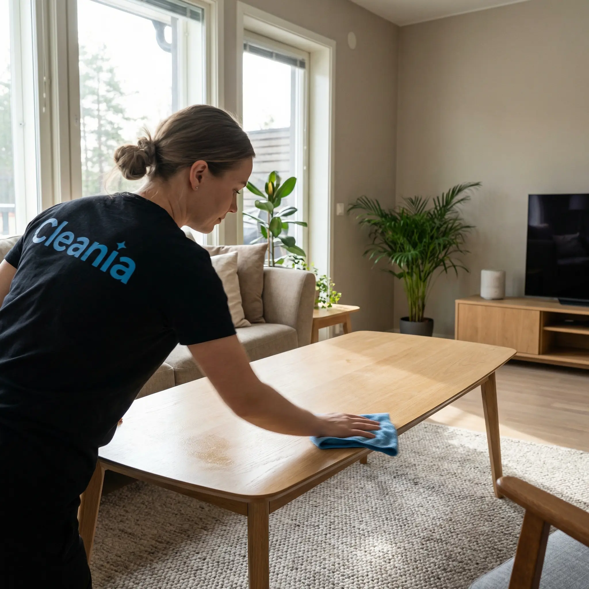 Cleania rengøring i aktion