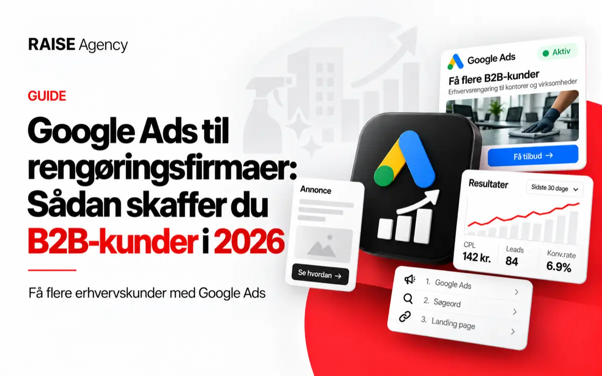 Google Ads til rengøringsfirmaer